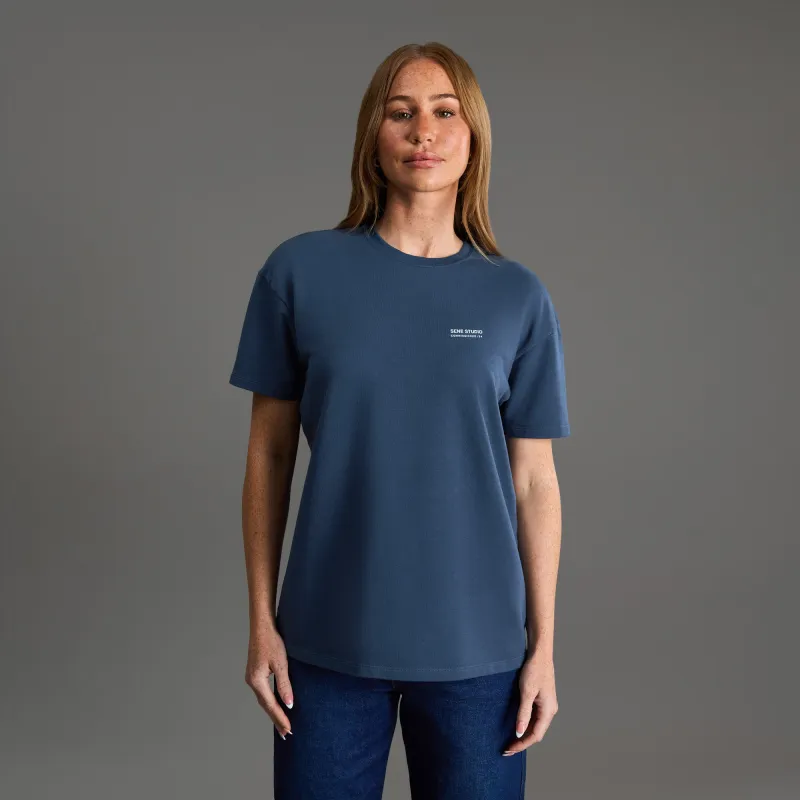 Commissioned Cumulus Drop Shoulder T-Shirt sold by Sene