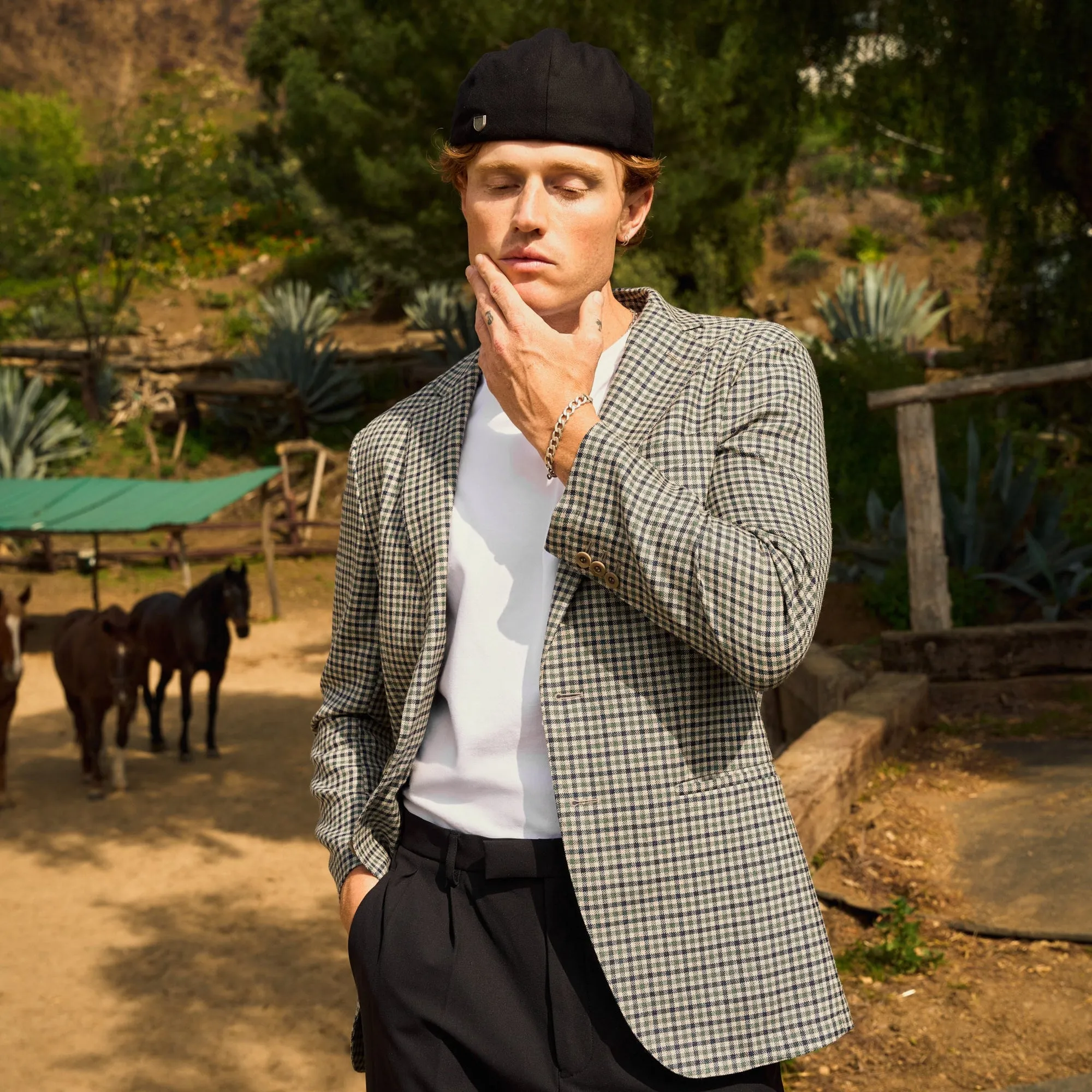 Soho VBC Wool-Silk-Linen Blazer sold by Sene product image thumbnail 4