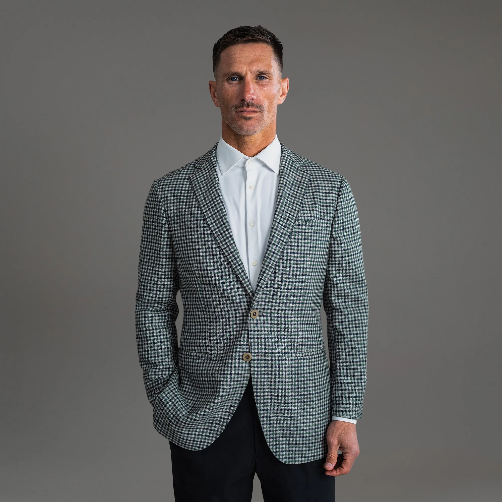 Soho VBC Wool-Silk-Linen Blazer sold by Sene