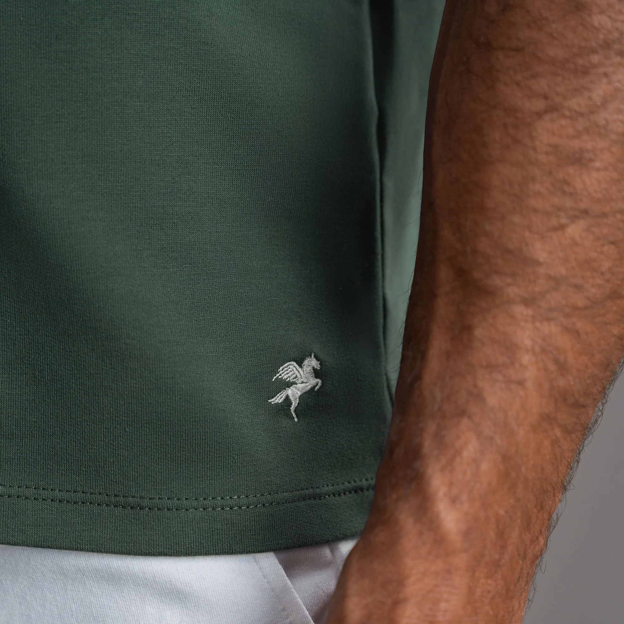 Cumulus V-Neck T-Shirt - Moss sold by Sene product image thumbnail 5