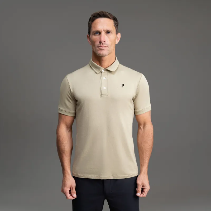 Cloud Polo Shirt - Sand sold by Sene