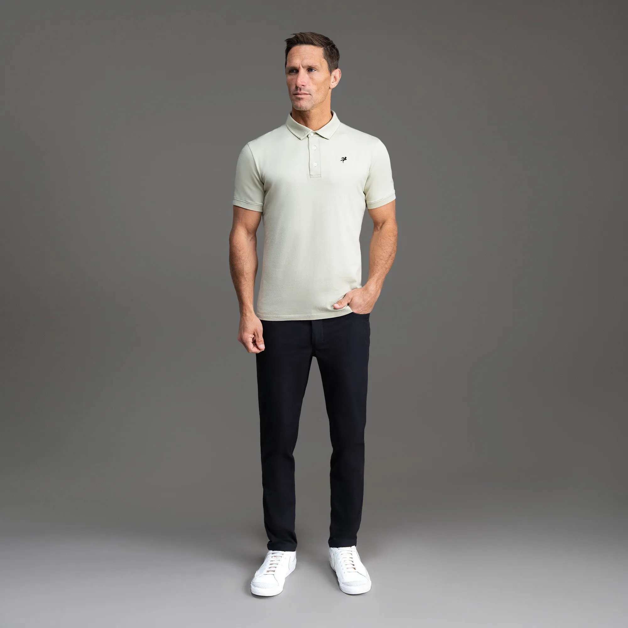 Cloud Polo Shirt - Mist sold by Sene product image thumbnail 3