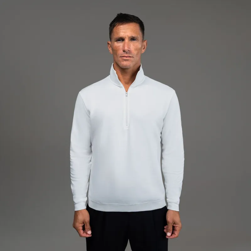 Cumulus Quarter Zip - White sold by Sene