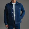 True Denim Jacket - Deep Indigo sold by Sene