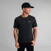 Cumulus Script T-Shirt - Black sold by Sene
