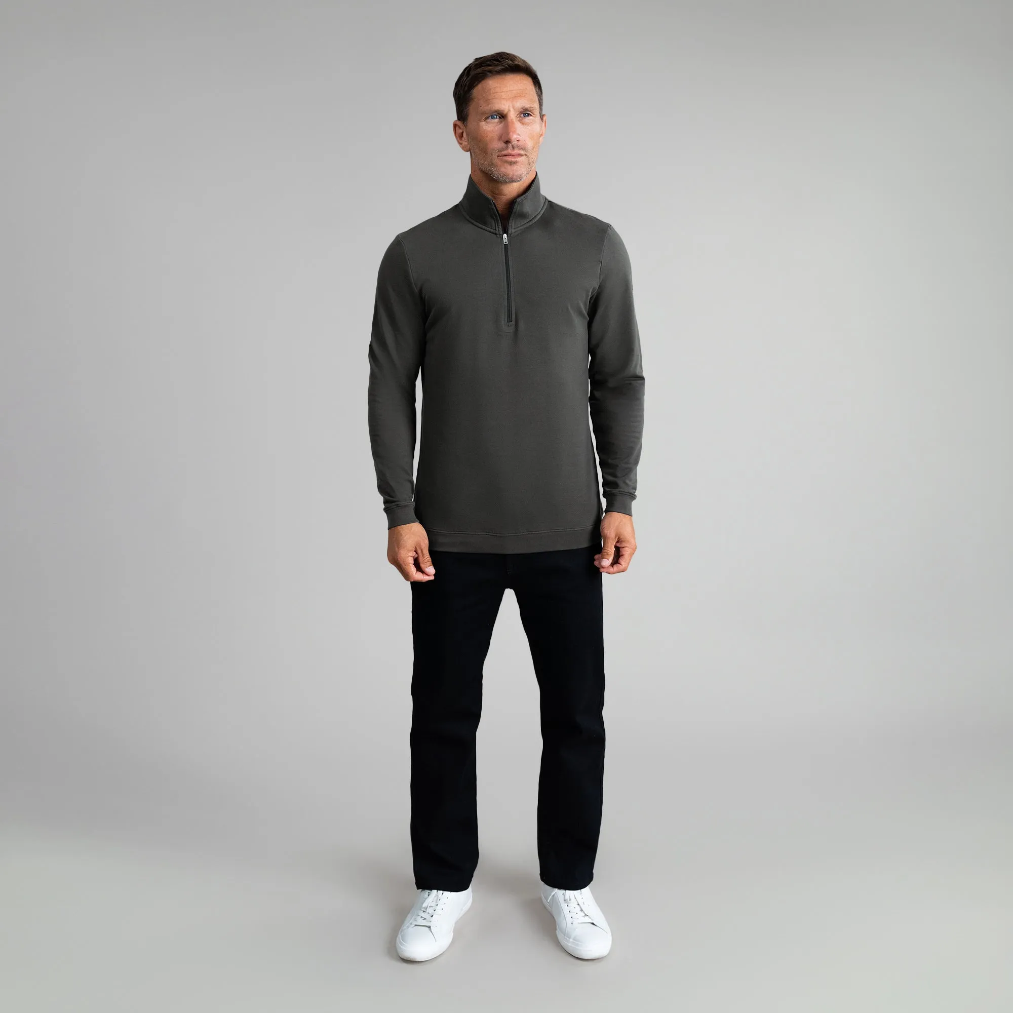 Cumulus Quarter Zip - Smoke sold by Sene product image thumbnail 2