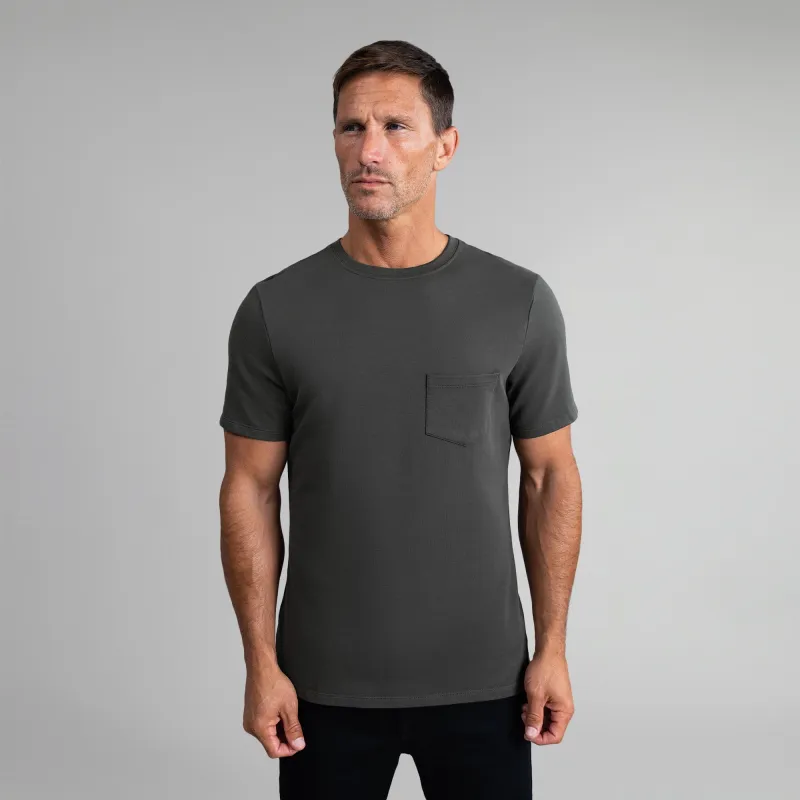 Cumulus Crew Pocket T-Shirt - Smoke sold by Sene