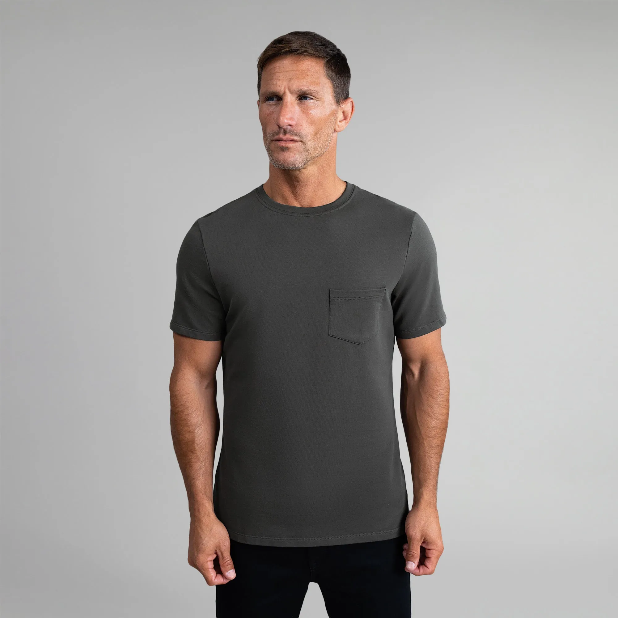 Cumulus Crew Pocket T-Shirt - Smoke sold by Sene