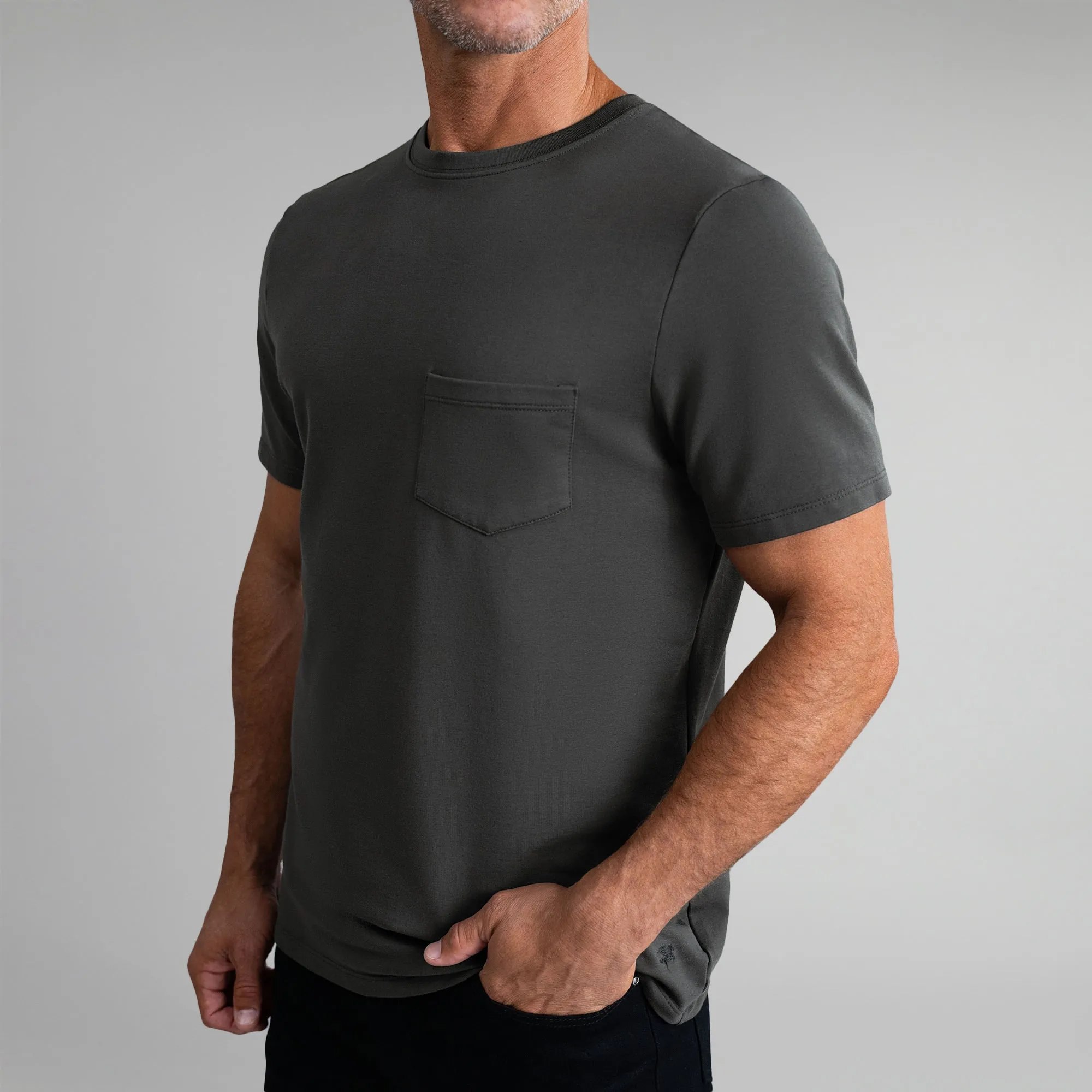 Cumulus Crew Pocket T-Shirt - Smoke sold by Sene product image thumbnail 5