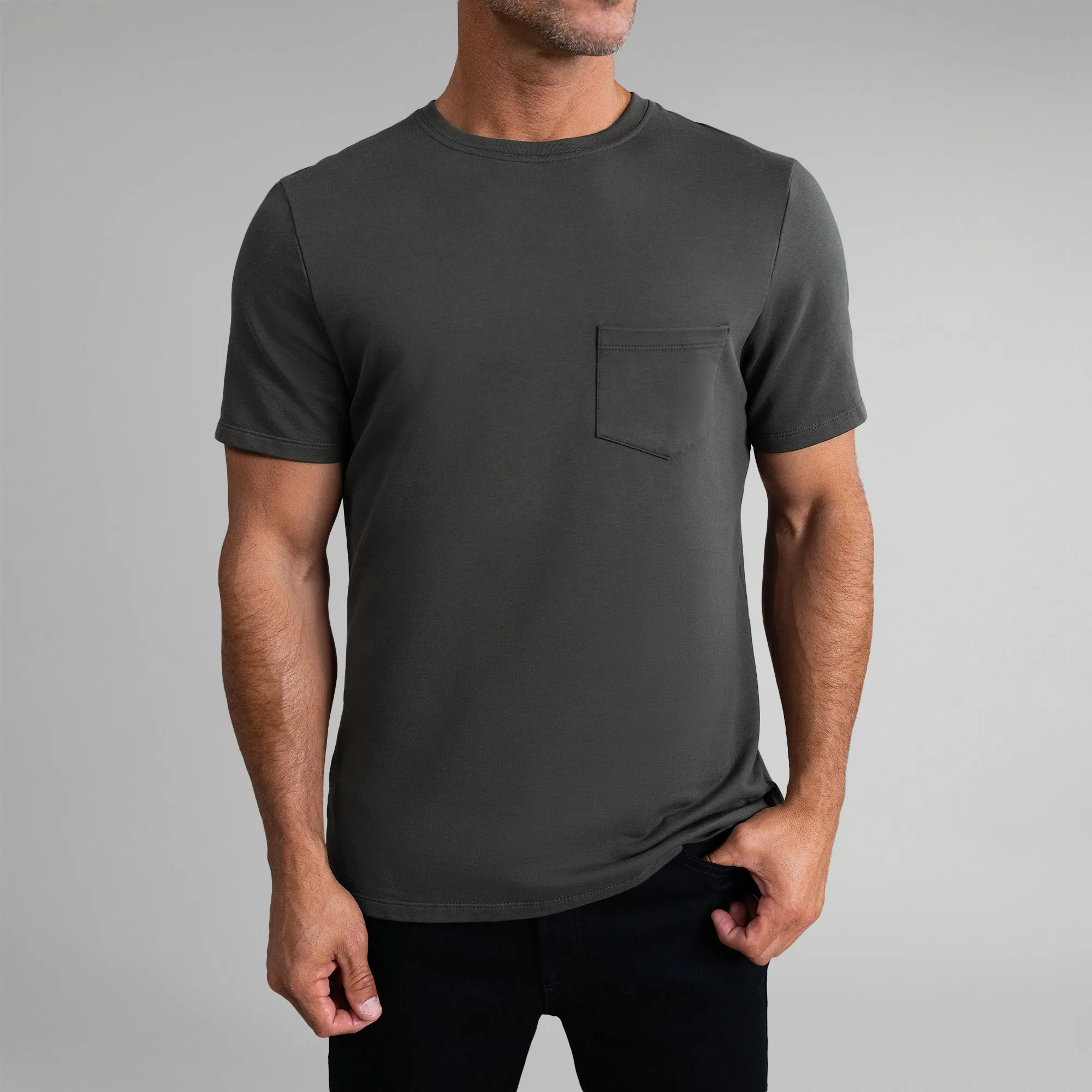 Cumulus Crew Pocket T-Shirt - Smoke sold by Sene product image thumbnail 3
