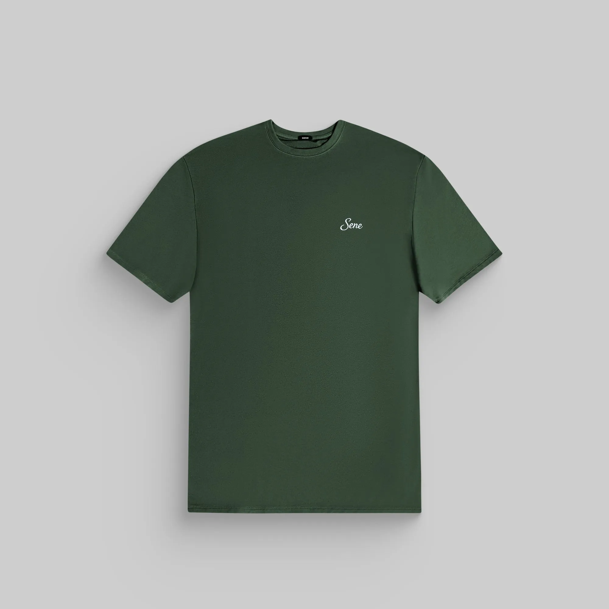 Cumulus Script T-Shirt - Moss sold by Sene product image thumbnail 2