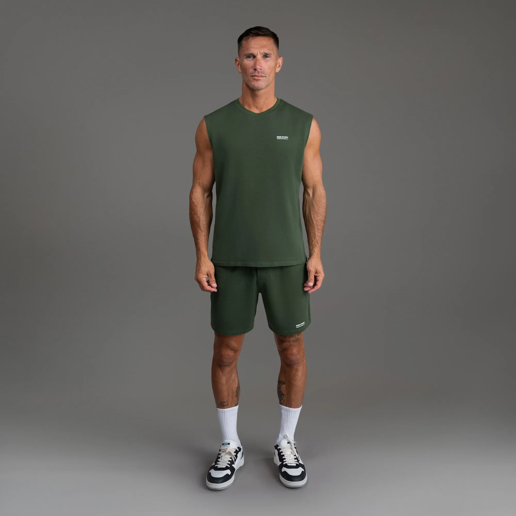 Commissioned Cumulus Tank Top - Moss sold by Sene product image thumbnail 3