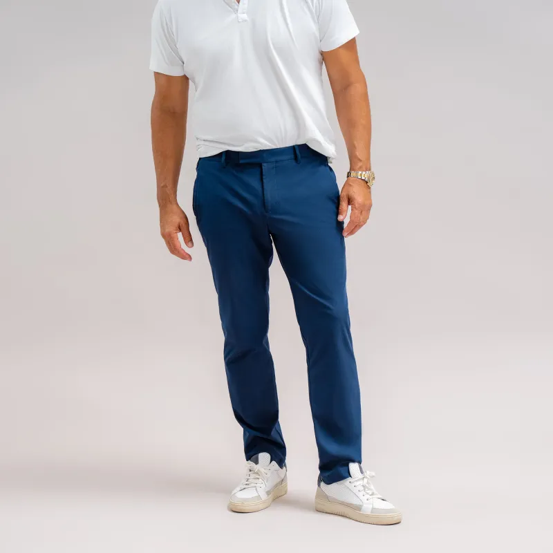 Soho FlexTech Pants - Italian Blue sold by Sene