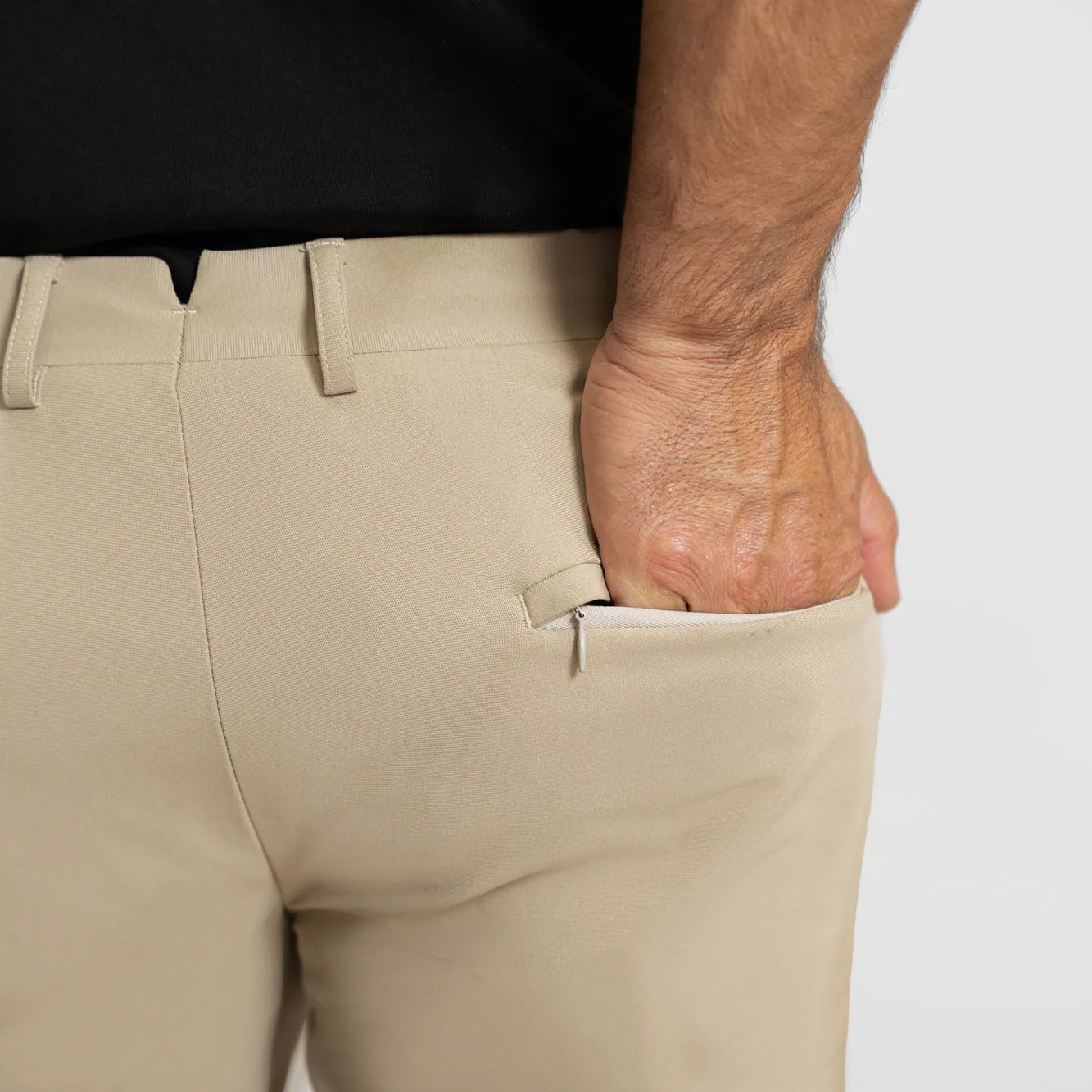 Soho FlexTech Pants - Warm Khaki sold by Sene product image thumbnail 4