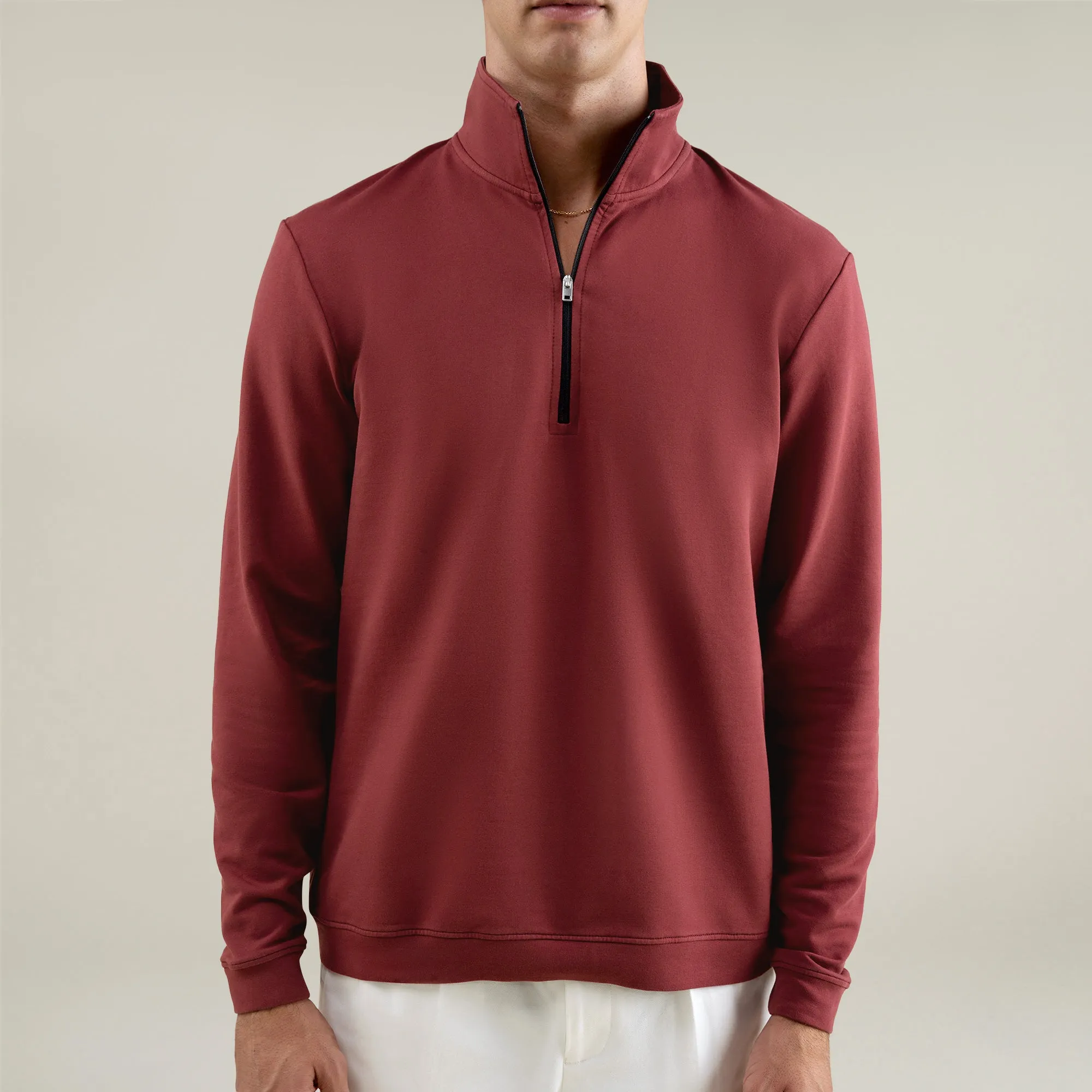 Cumulus Quarter Zip - Maroon sold by Sene product image thumbnail 3
