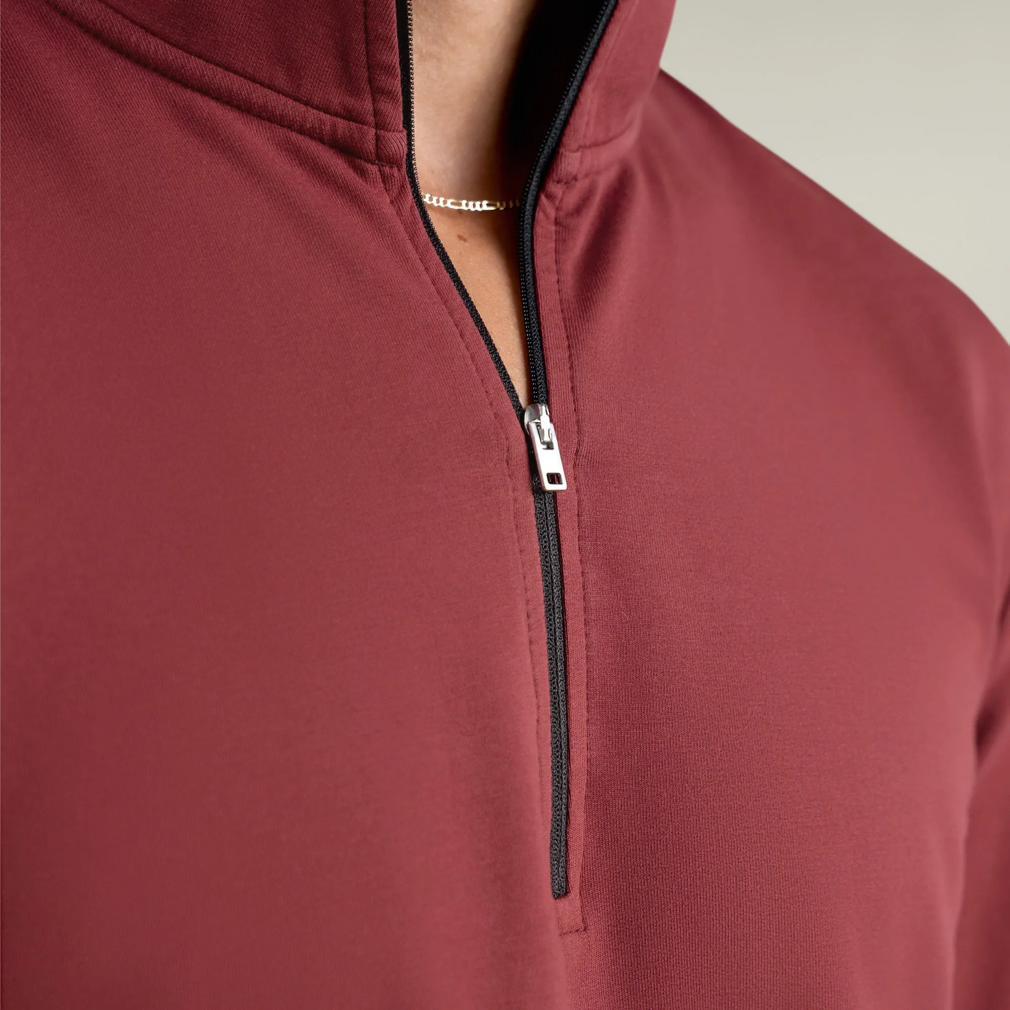 Cumulus Quarter Zip - Maroon sold by Sene product image thumbnail 4