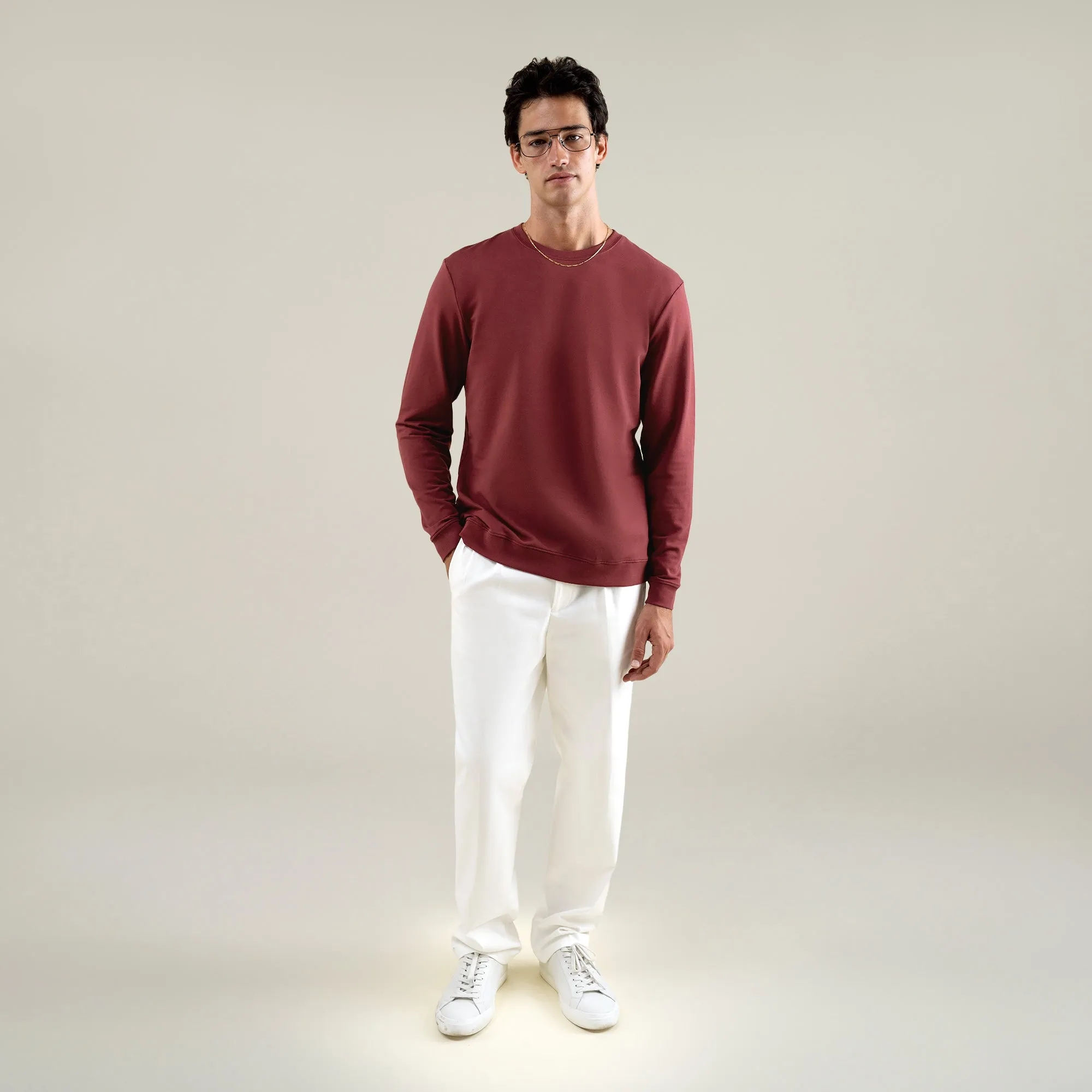 Cumulus Crew Pullover - Maroon sold by Sene product image thumbnail 2