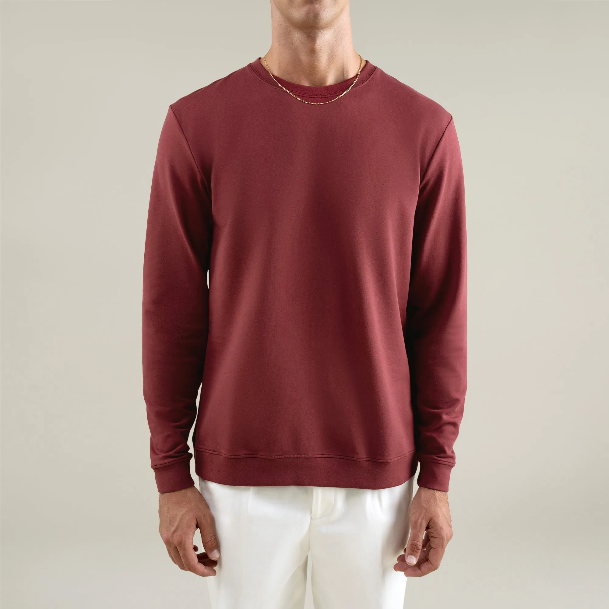 Cumulus Crew Pullover - Maroon sold by Sene product image thumbnail 3