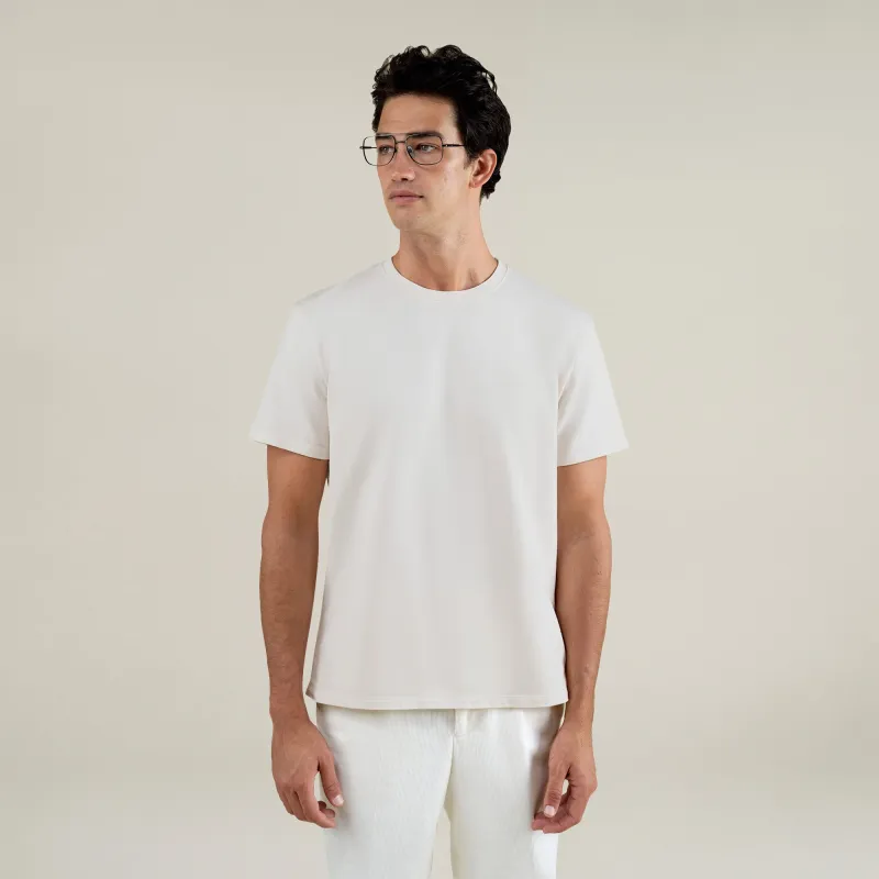 Cumulus Crew T-Shirt - Bone sold by Sene