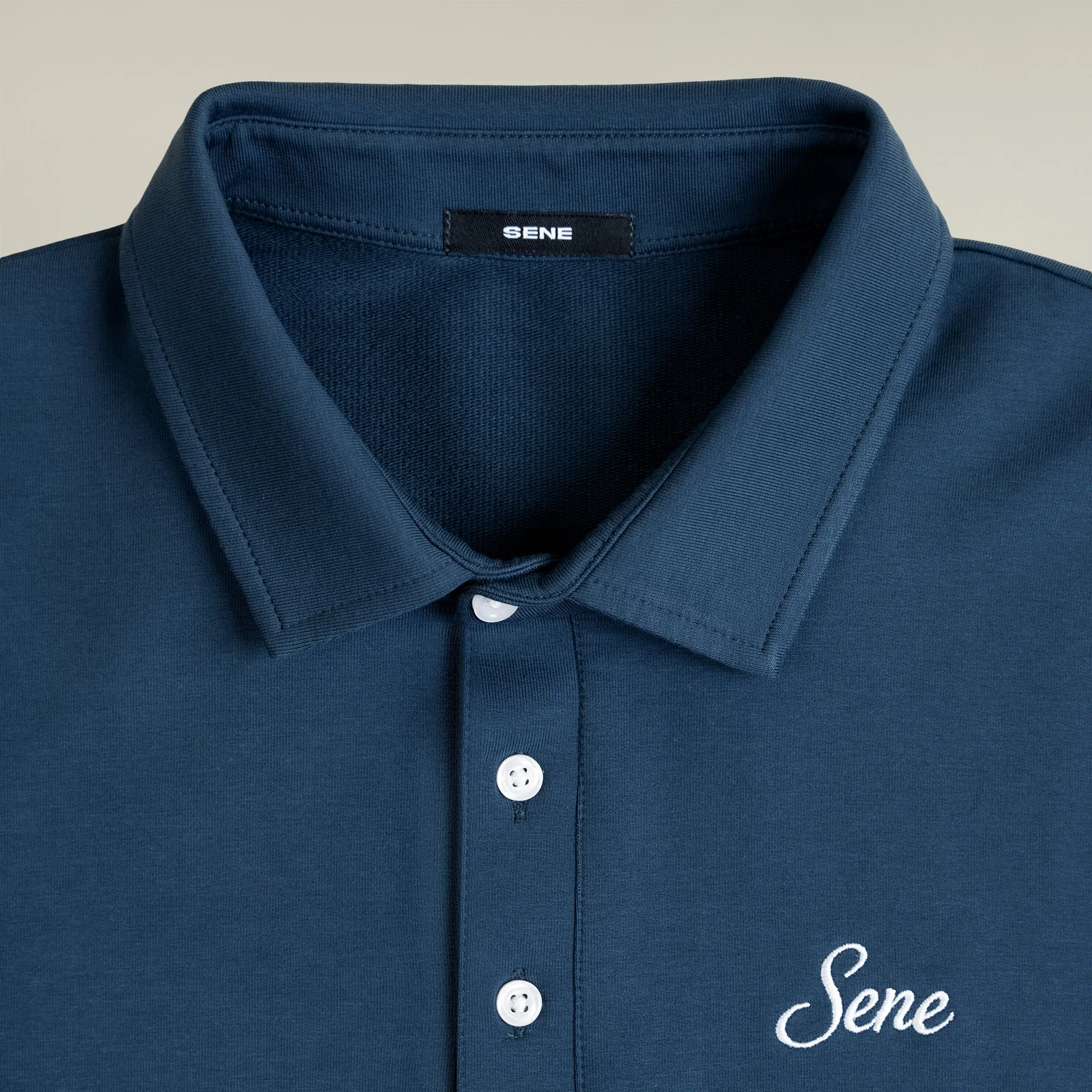 Cumulus Script Polo - Deep Sea sold by Sene product image thumbnail 3