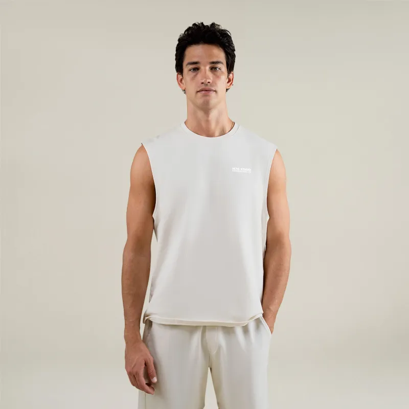 Commissioned Cumulus Tank Top - Bone sold by Sene