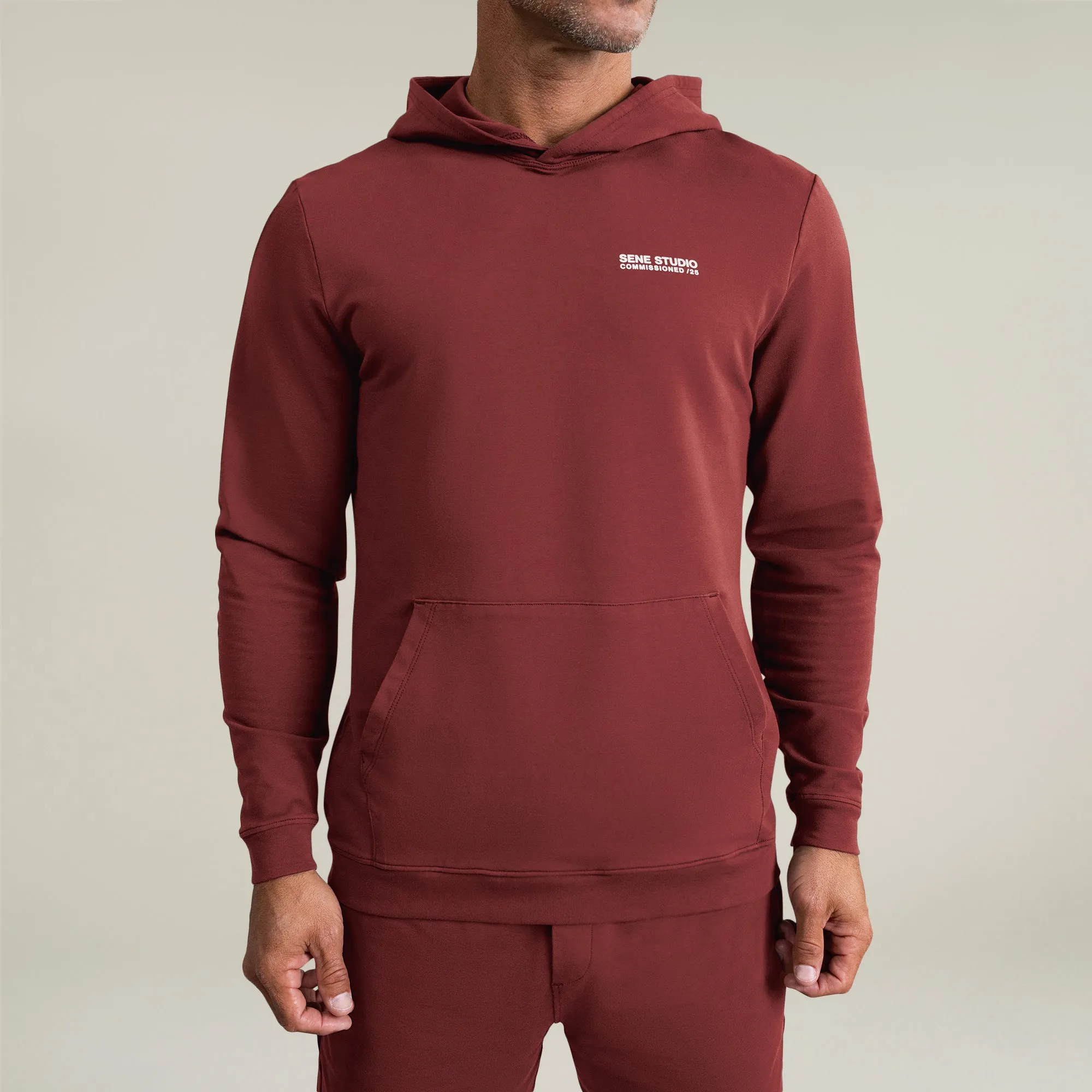 Commissioned Cumulus Hoodie - Maroon sold by Sene product image thumbnail 3