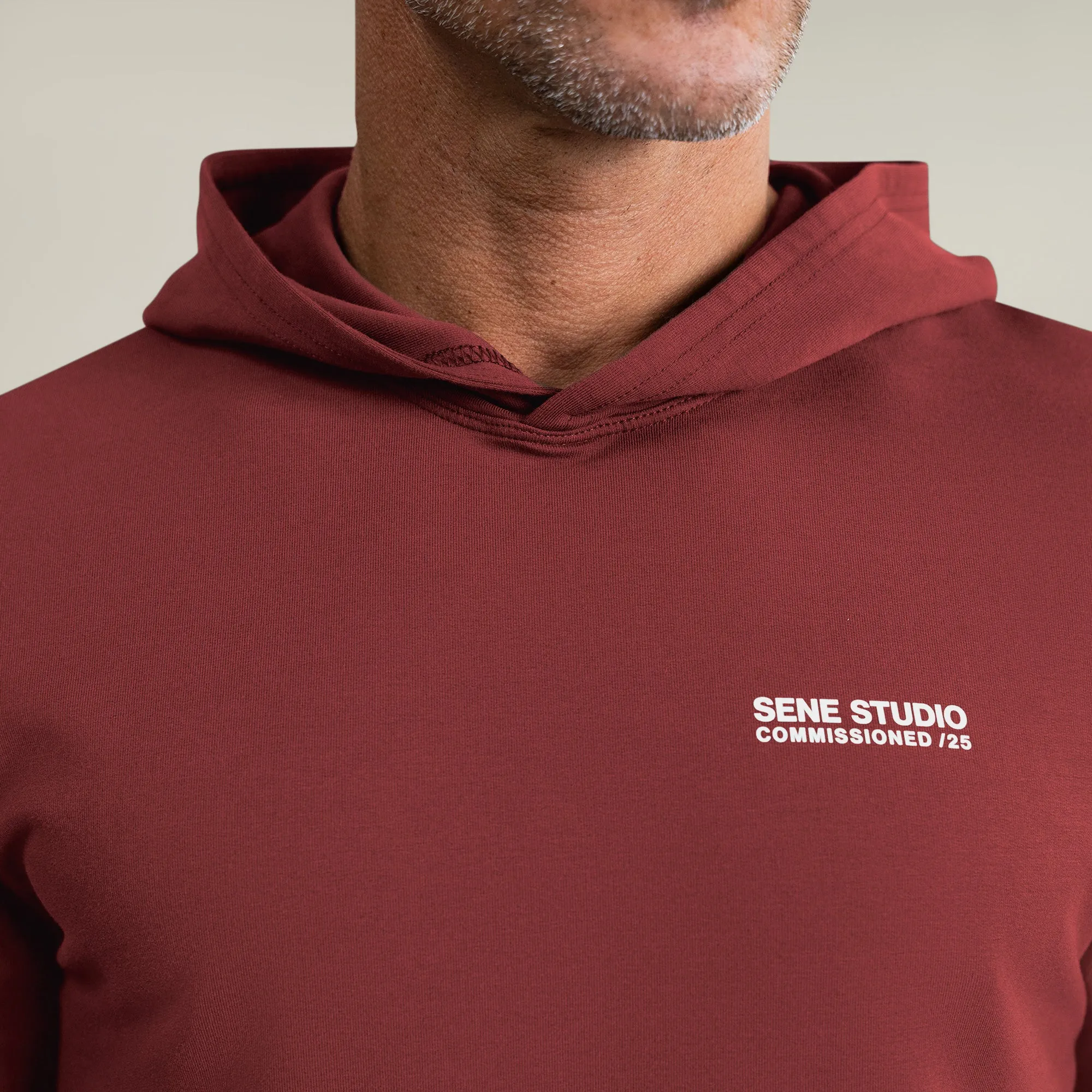 Commissioned Cumulus Hoodie - Maroon sold by Sene product image thumbnail 4