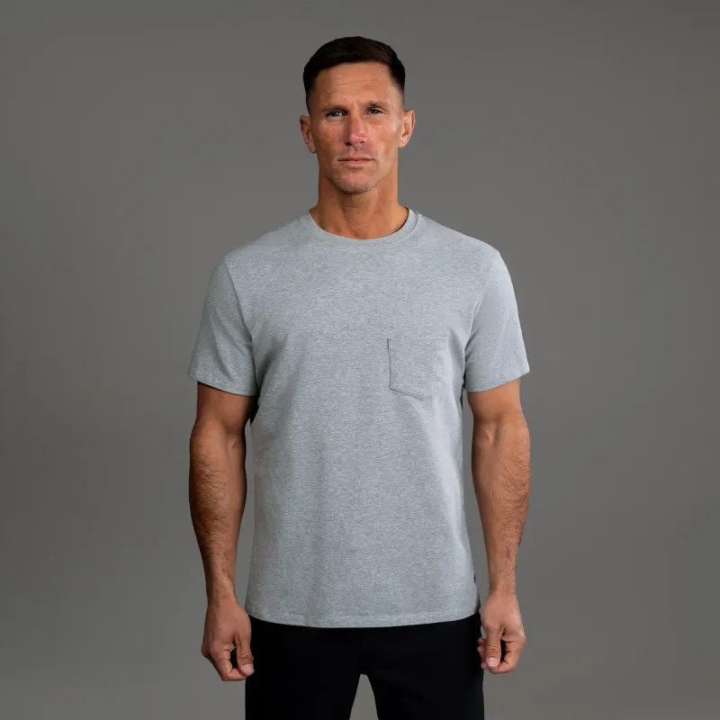 Cumulus Crew Pocket T-Shirt - Heather Gray sold by Sene