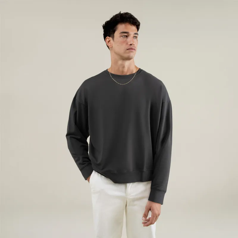Cumulus Drop Pullover - Smoke sold by Sene