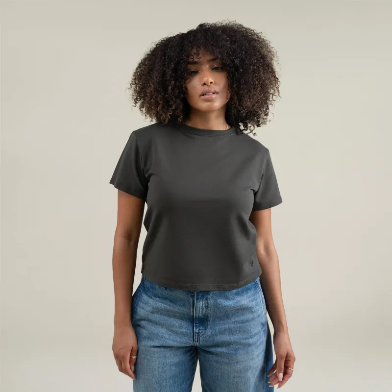 Cumulus Boxy Tee - Smoke sold by Sene