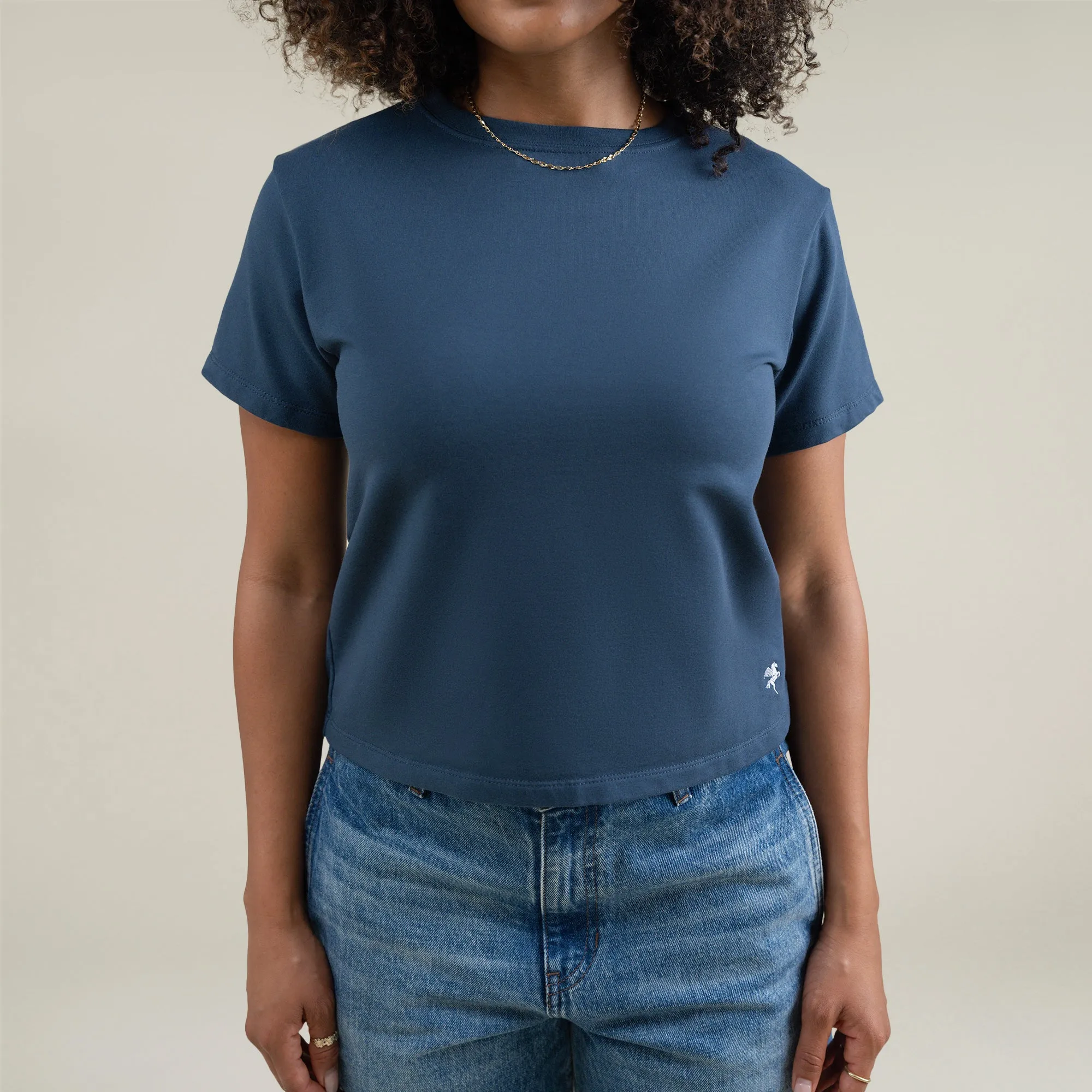 Cumulus Boxy Tee - Deep Sea sold by Sene product image thumbnail 4