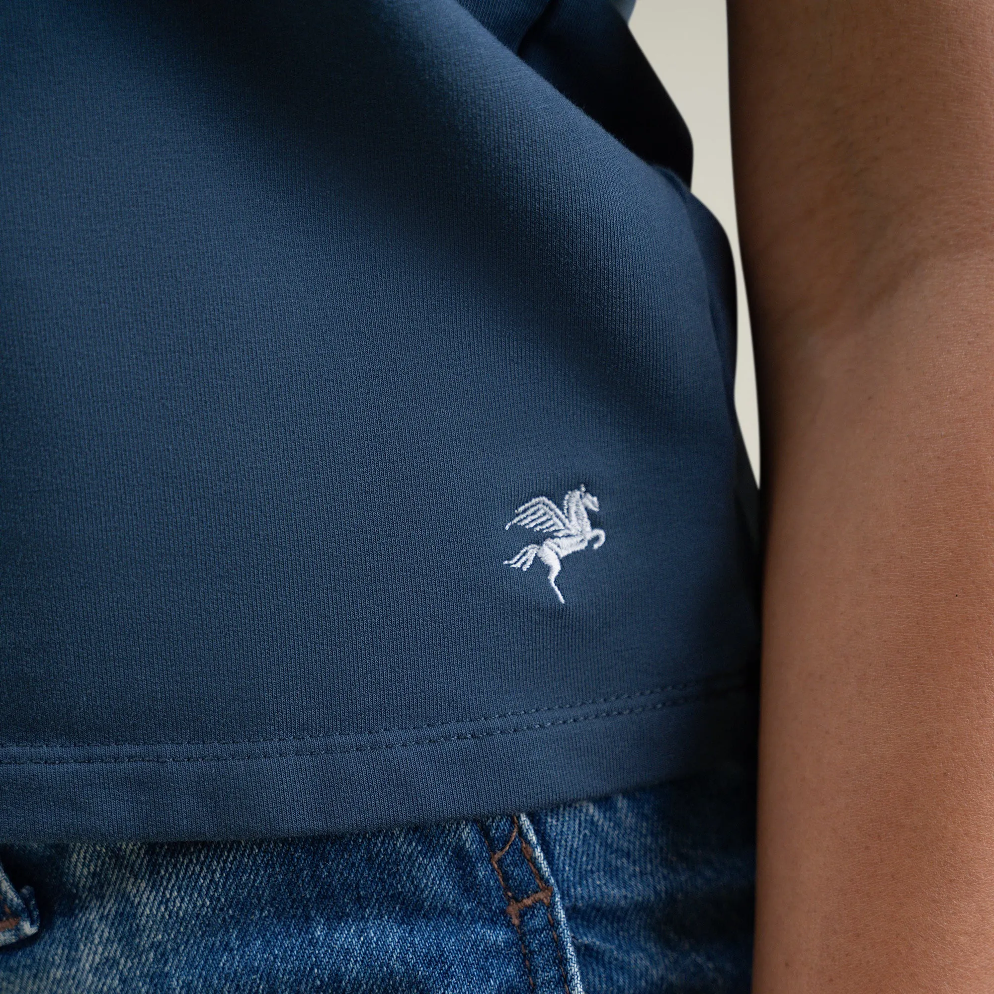 Cumulus Boxy Tee - Deep Sea sold by Sene product image thumbnail 5