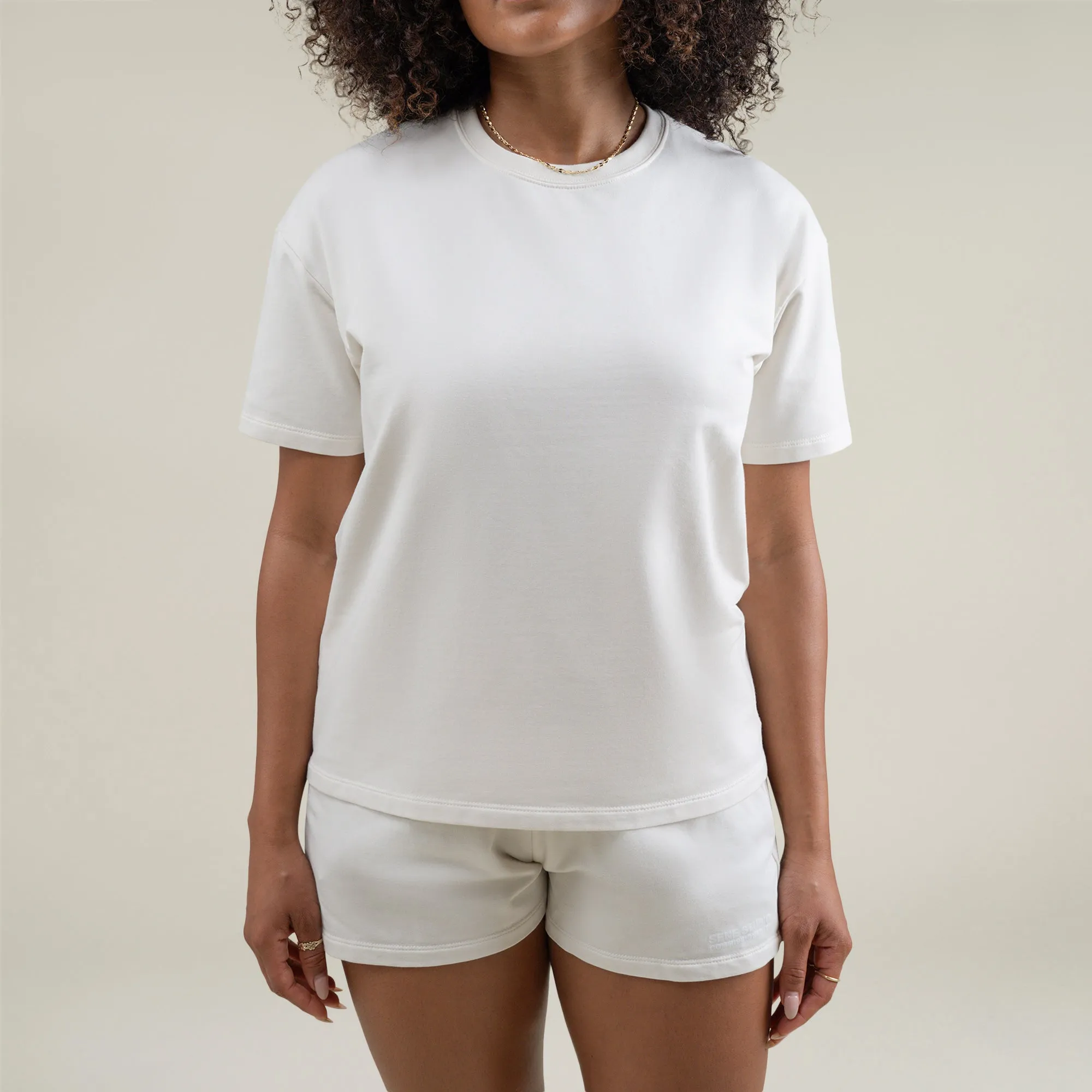 Cumulus Relaxed T-Shirt - Bone sold by Sene product image thumbnail 4
