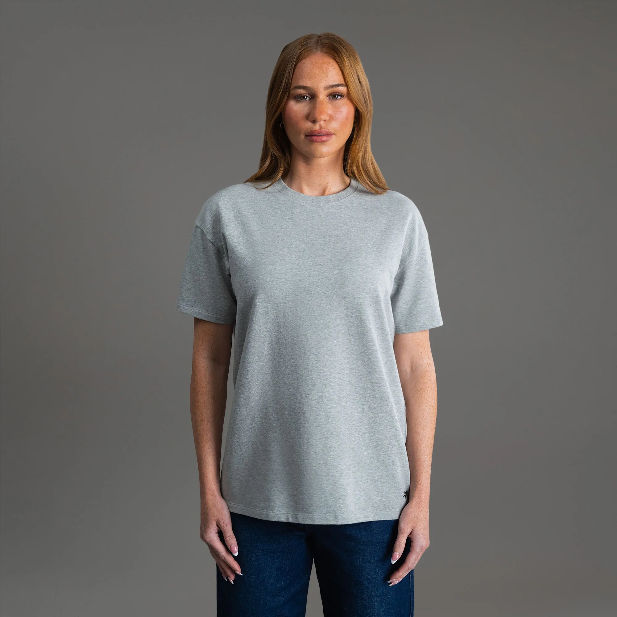 Cumulus Drop Shoulder T-Shirt - Heather Gray sold by Sene