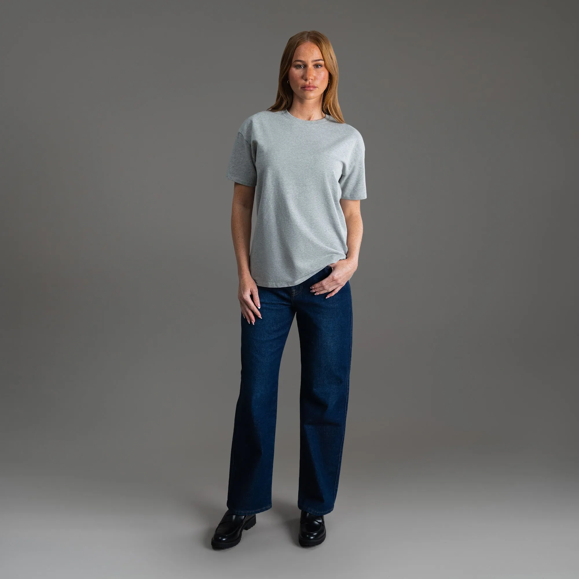 Cumulus Drop Shoulder T-Shirt - Heather Gray sold by Sene product image thumbnail 2