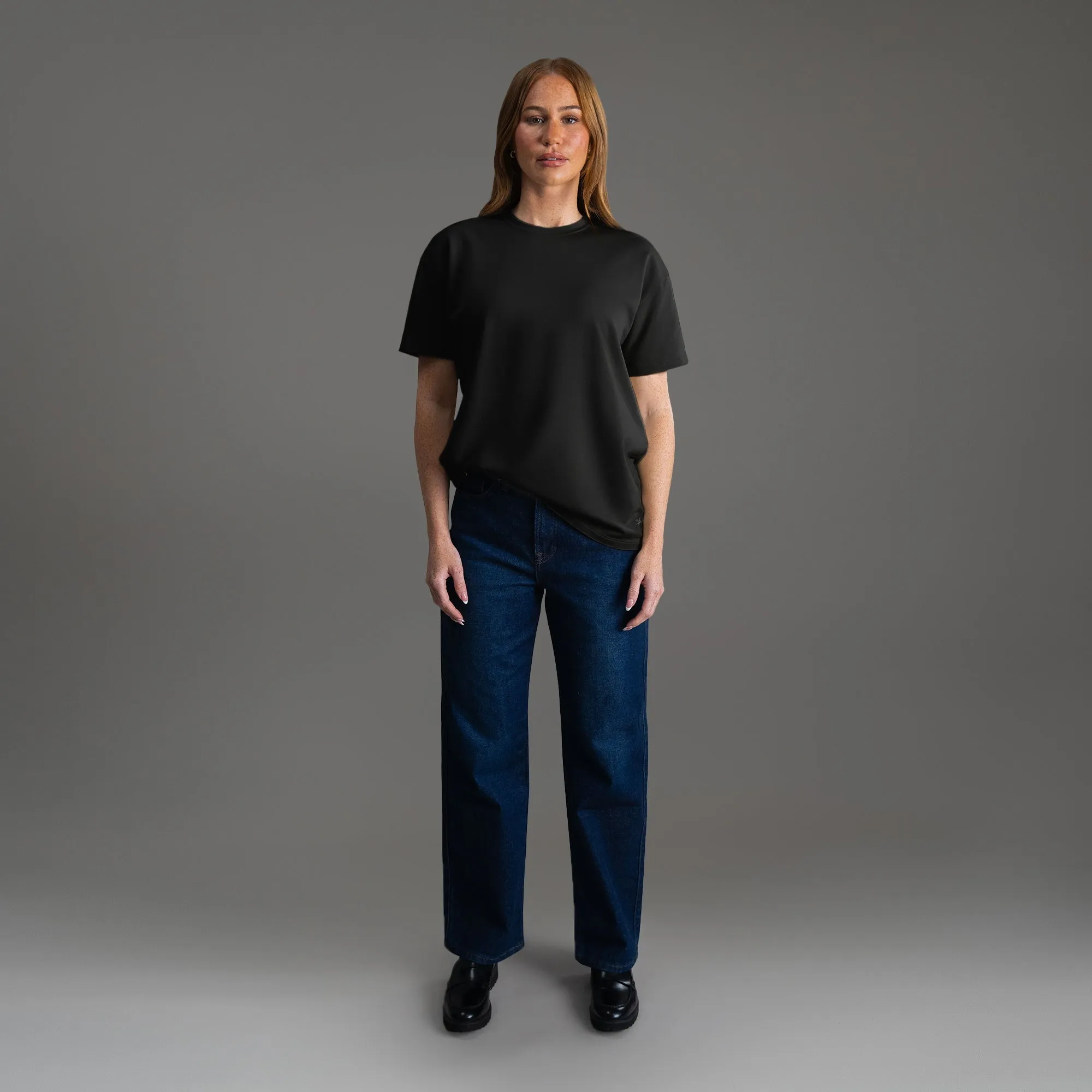 Cumulus Drop Shoulder T-Shirt - Black sold by Sene product image thumbnail 3