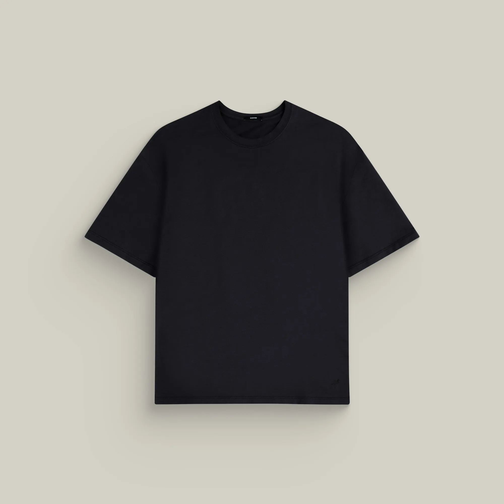 Cumulus Drop Shoulder T-Shirt - Black sold by Sene product image thumbnail 2
