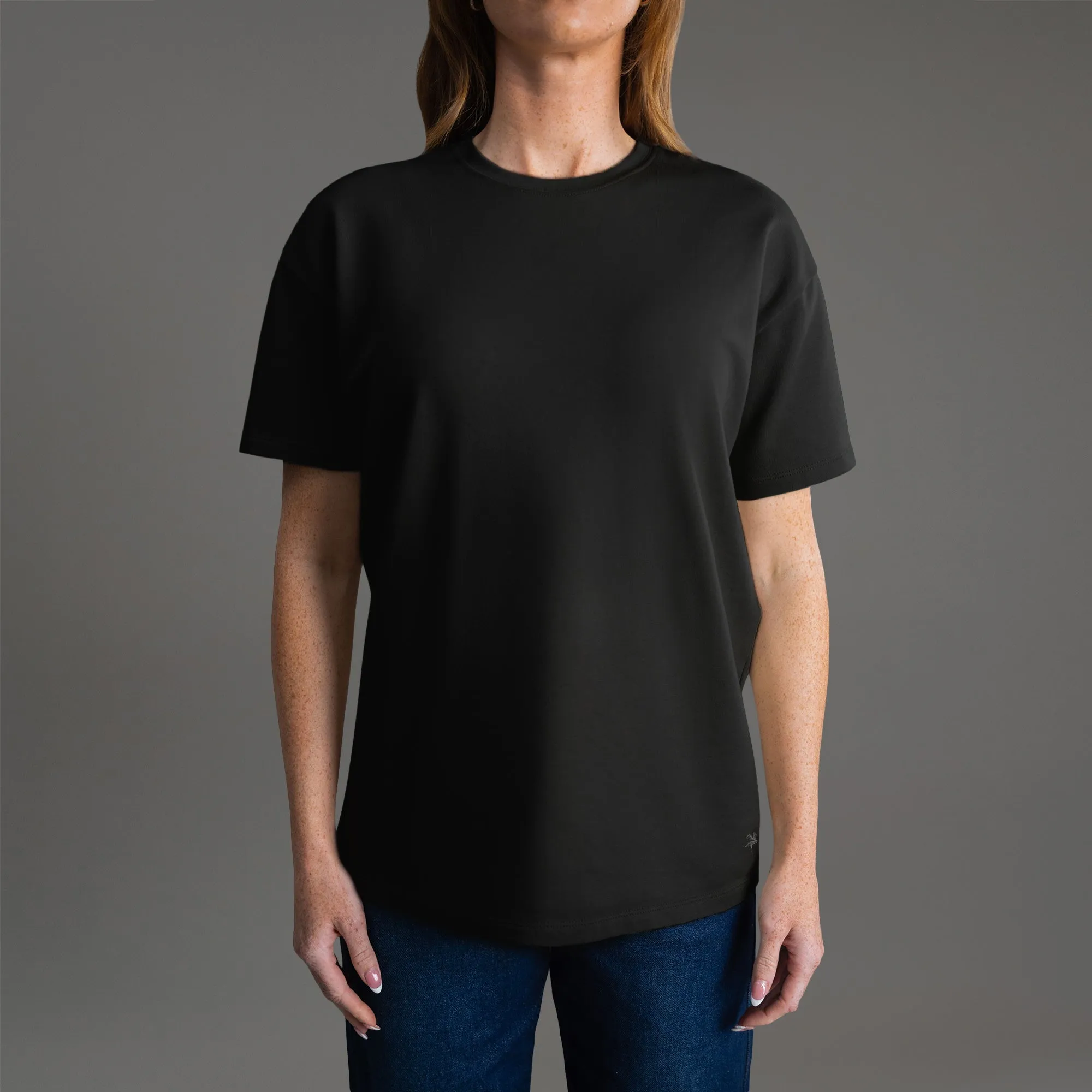 Cumulus Drop Shoulder T-Shirt - Black sold by Sene product image thumbnail 4