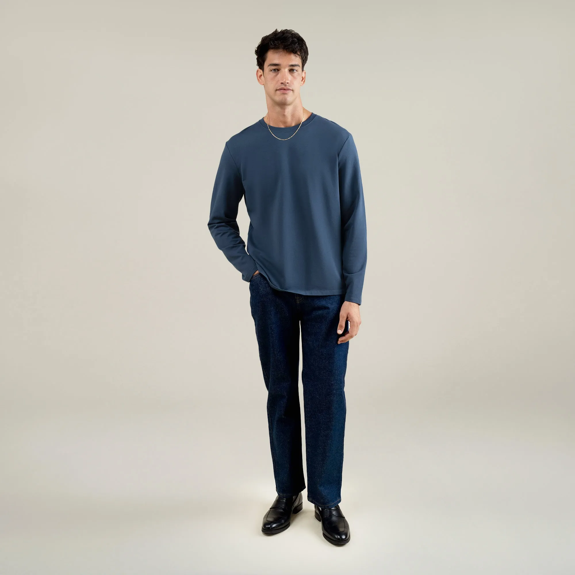 Cumulus Long Sleeve Shirt - Deep Sea sold by Sene product image thumbnail 2