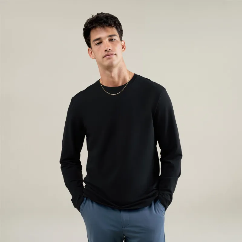 Cumulus Long Sleeve Shirt - Black sold by Sene