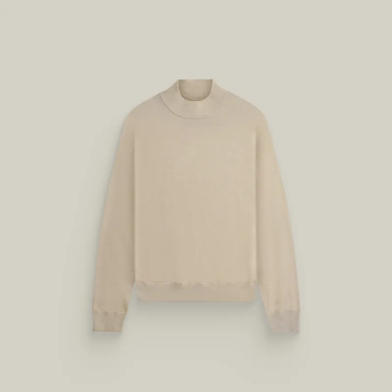 Wool Mock Neck Sweater - Alpine sold by Sene