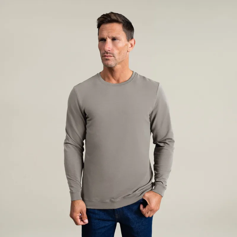 Cumulus Crew Pullover - Frost Gray sold by Sene