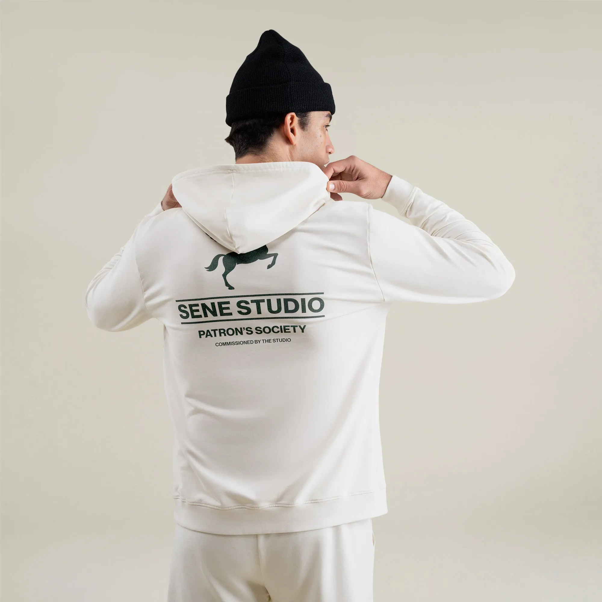 Patron’s Society Cumulus Hoodie - Bone sold by Sene product image thumbnail 4