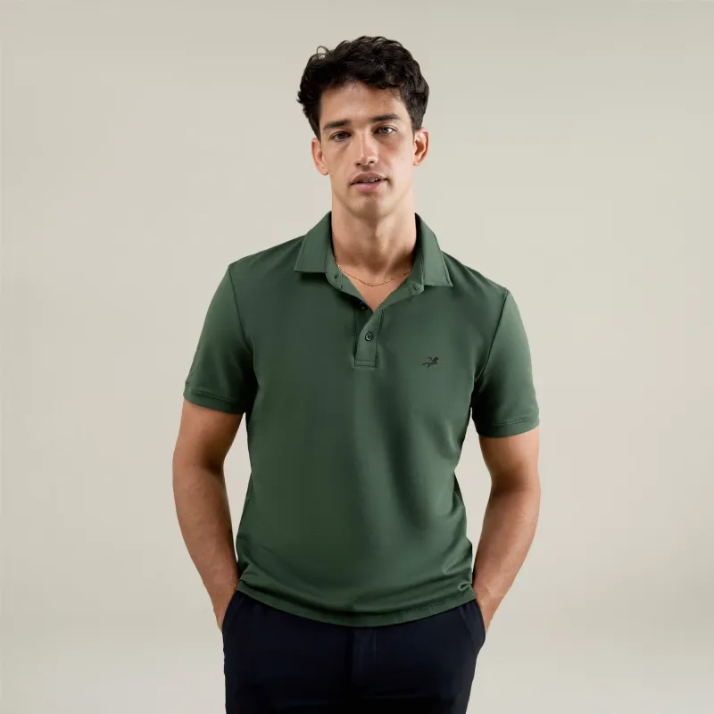 Cumulus Emblem Polo - Moss sold by Sene