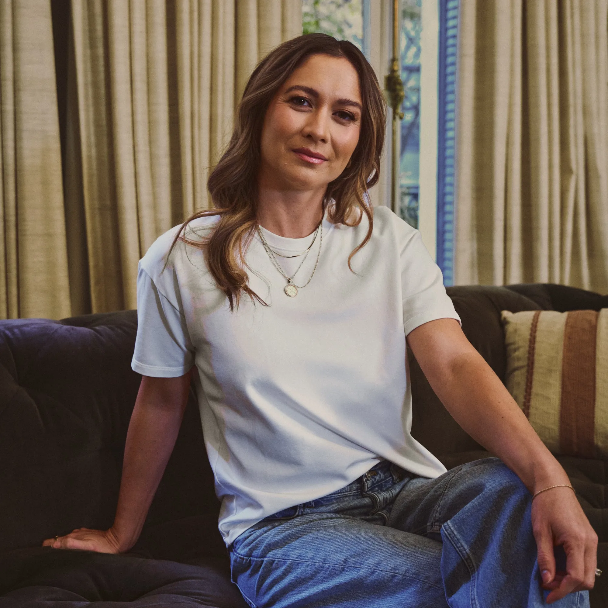 Cumulus Relaxed Tee - White sold by Sene product image thumbnail 3