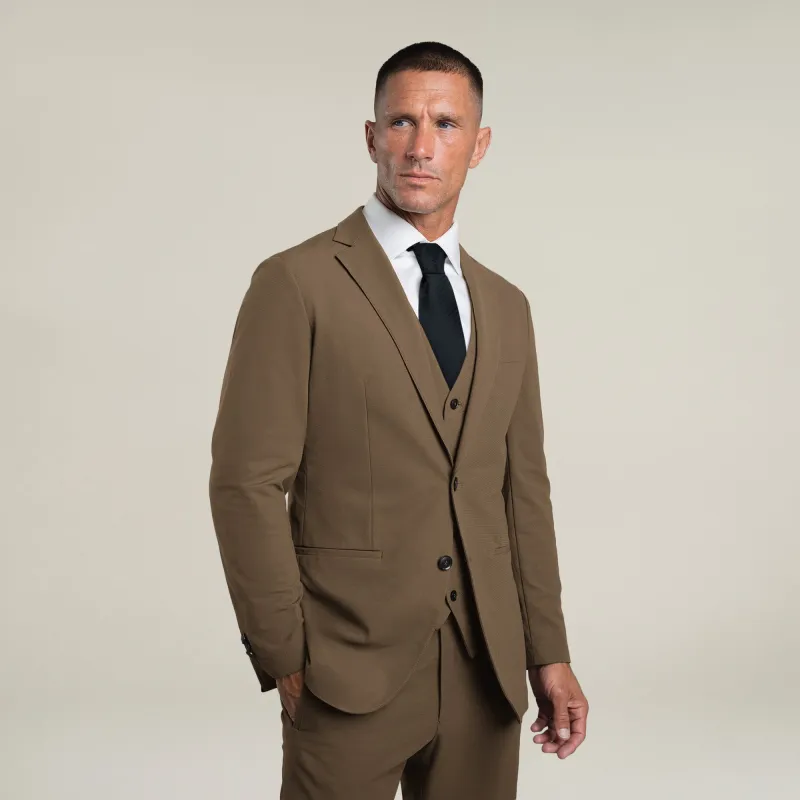 Soho FlexTech Blazer - Teak sold by Sene