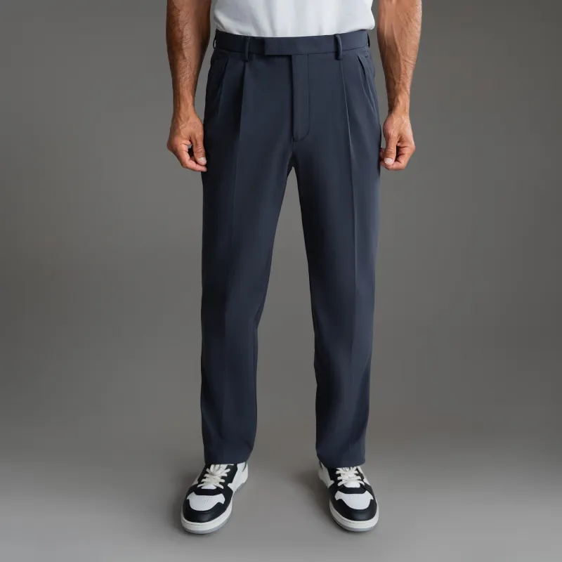 Ford FlexTech Straight Trouser - Charcoal made by Sene