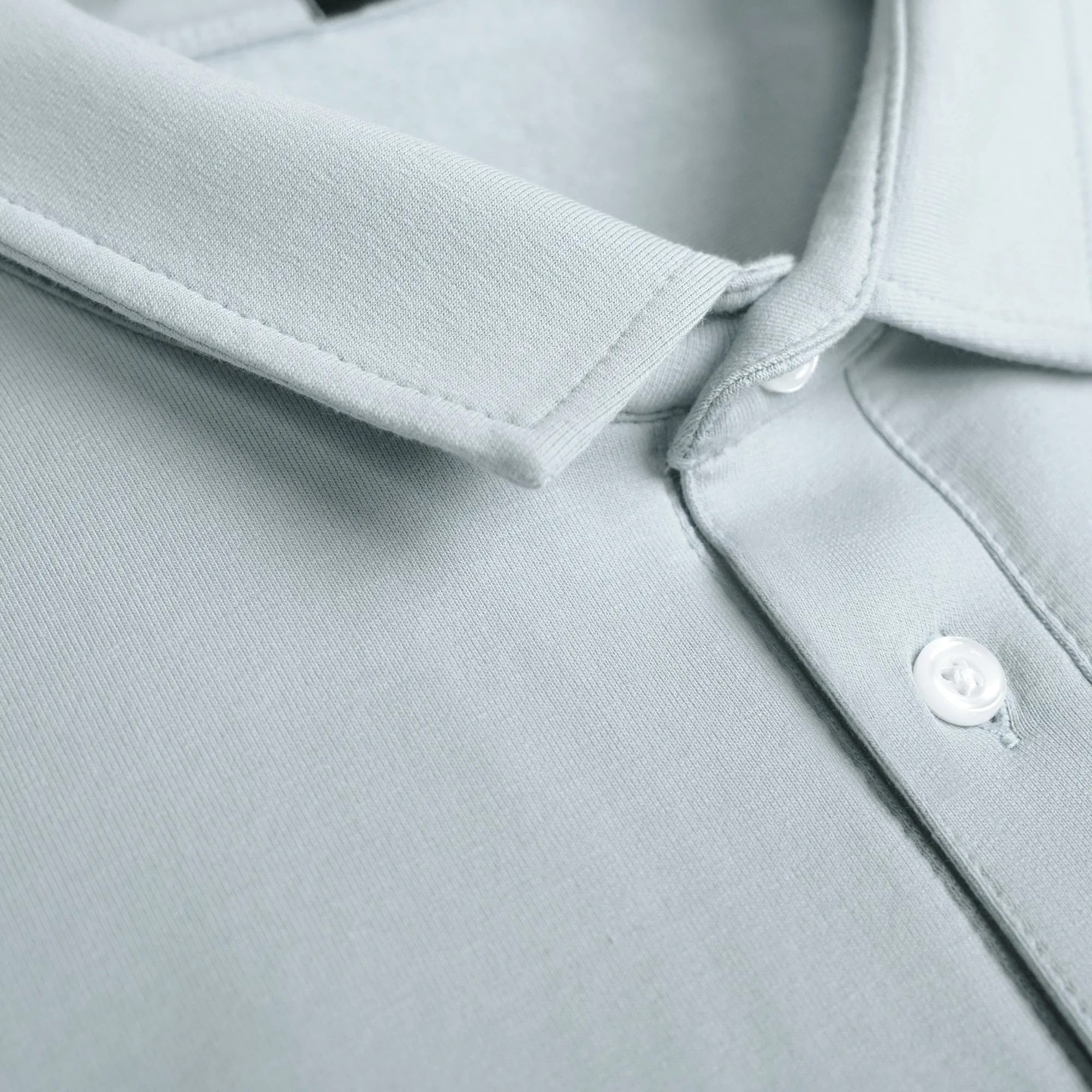 Cumulus Long Sleeve Polo - Blue Fog sold by Sene product image thumbnail 4