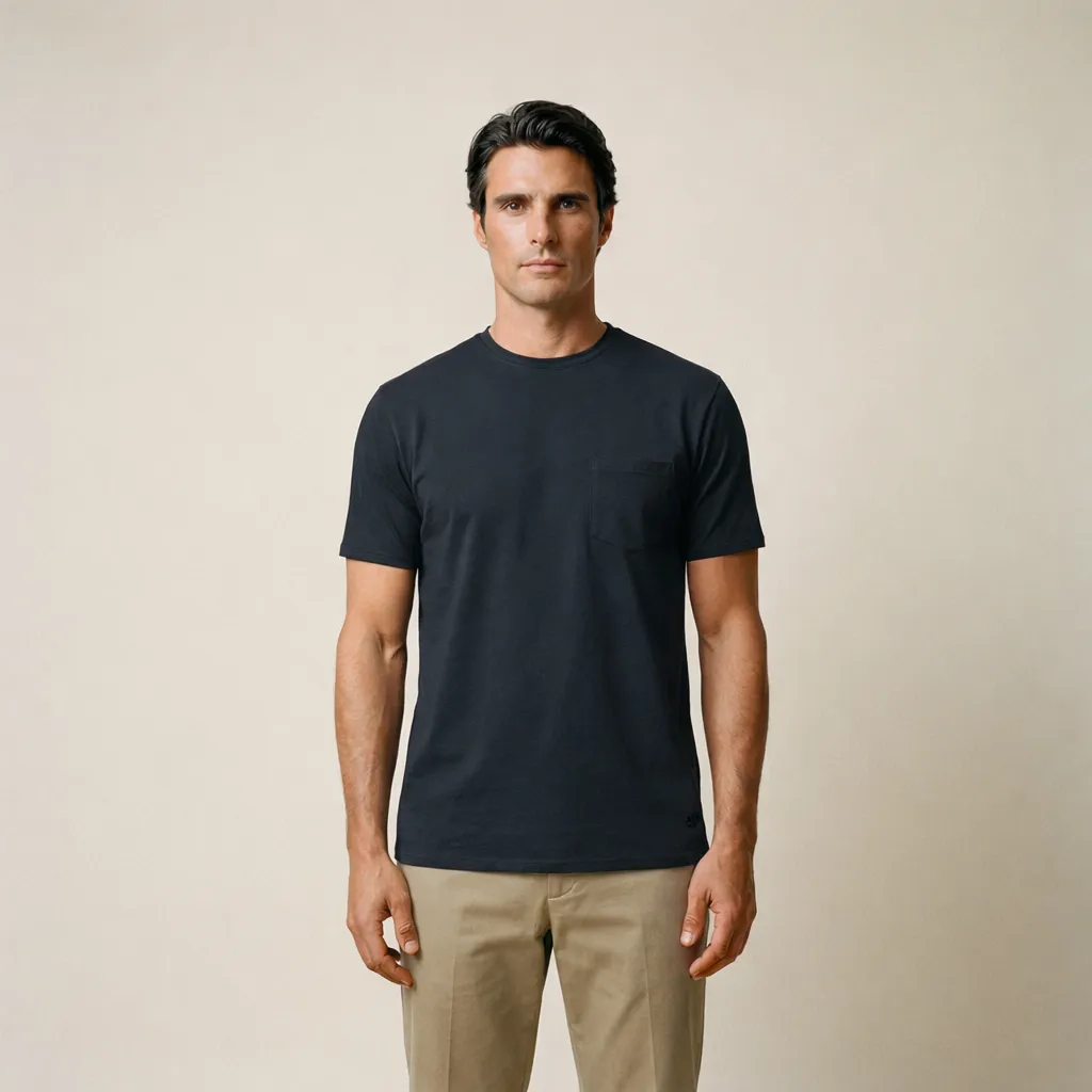 Cumulus Crew Pocket T-Shirt - Midnight sold by Sene