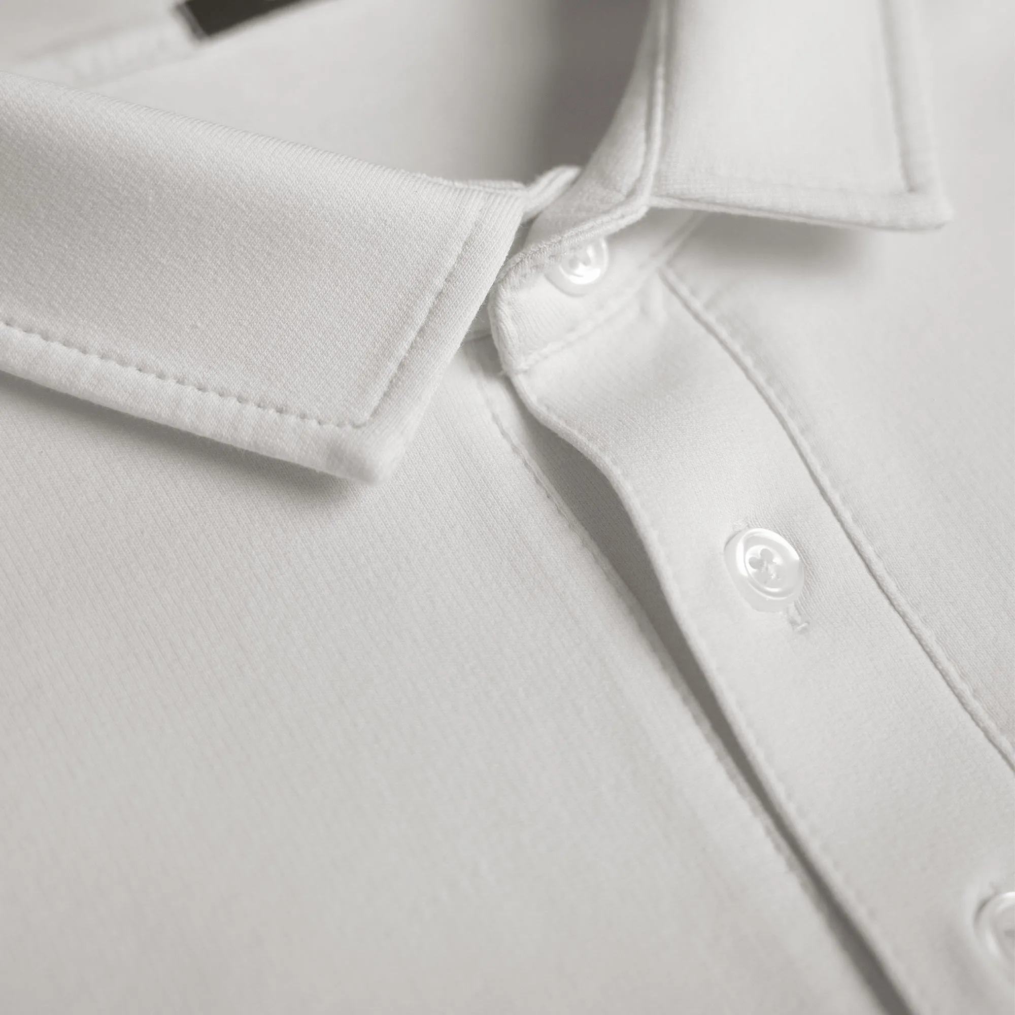 Cumulus Long Sleeve Polo - Bone sold by Sene product image thumbnail 4